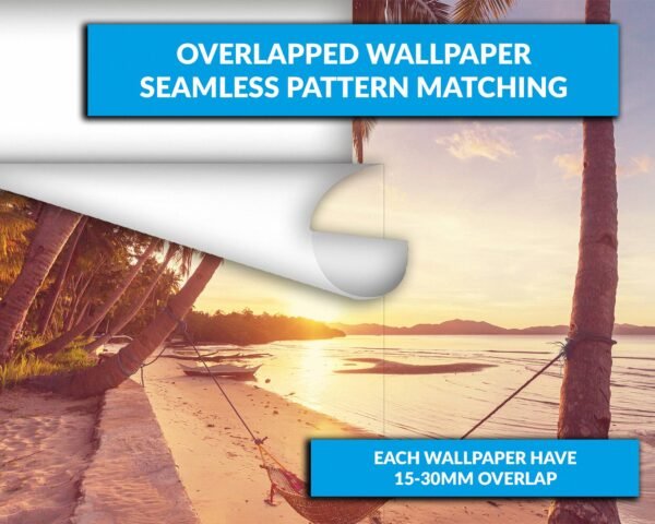 Relaxing Beach Sunset View Wallpaper Photo Wall Mural Wall UV Print Decal Wall Art Décor