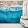 Relaxing Beach View Picture Wallpaper Photo Wall Mural Wall UV Print Decal Wall Art Décor