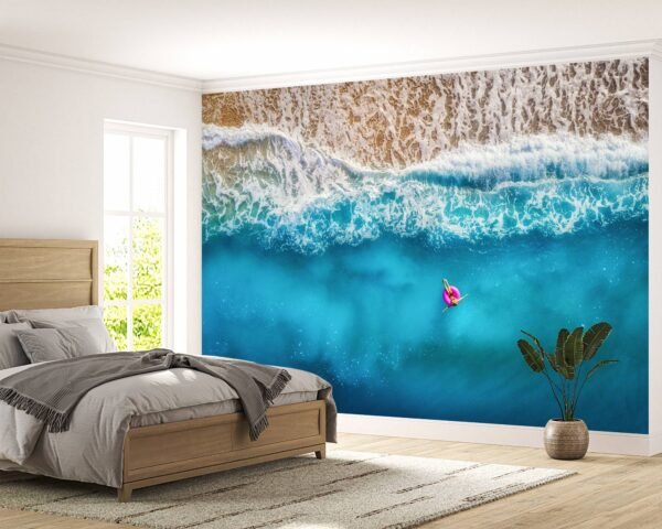 Relaxing Beach View Picture Wallpaper Photo Wall Mural Wall UV Print Decal Wall Art Décor