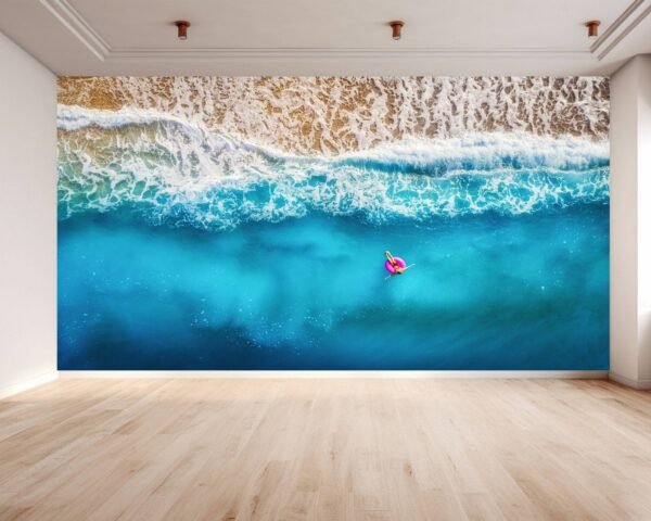 Relaxing Beach View Picture Wallpaper Photo Wall Mural Wall UV Print Decal Wall Art Décor