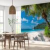 Beach & Palma Sunny Holidays Wallpaper Photo Wall Mural Wall UV Print Decal Wall Art Décor