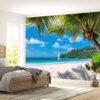 Beach & Palma Sunny Holidays Wallpaper Photo Wall Mural Wall UV Print Decal Wall Art Décor