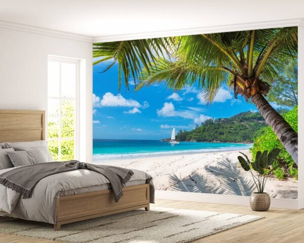 Beach & Palma Sunny Holidays Wallpaper Photo Wall Mural Wall UV Print Decal Wall Art Décor