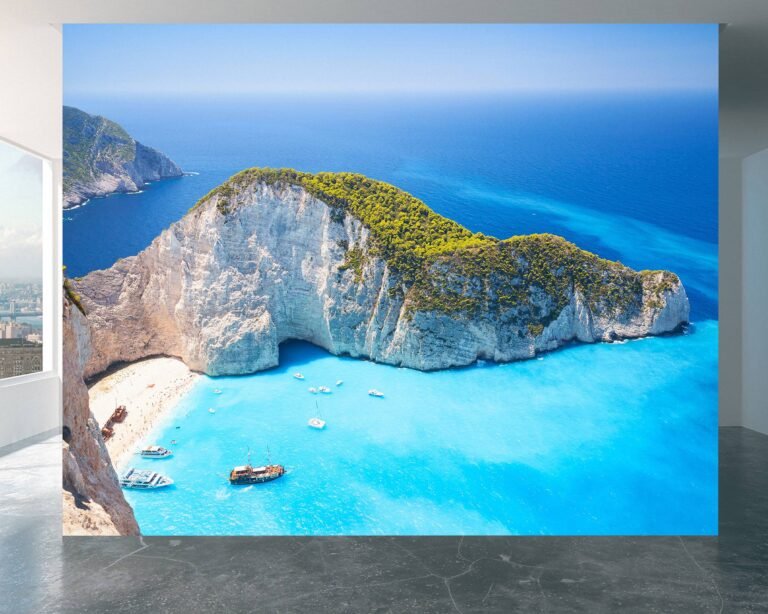 Zante Island Sunny View Wallpaper Photo Wall Mural Wall UV Print Decal Wall Art Décor