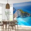 Zante Island Sunny View Wallpaper Photo Wall Mural Wall UV Print Decal Wall Art Décor