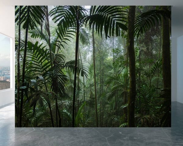 Tropical Jungle Forest Wallpaper Photo Wall Mural Wall UV Print Decal Wall Art Décor