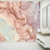 Pink Marble Wallpaper Photo Wall Mural Wall UV Print Decal Wall Art Décor