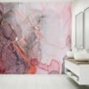 Abstract Marble Wallpaper - Peel and Stick Wallpaper, Office Wallpaper, Marble Wall Design, Wall Decor, Removable Wallpaper