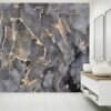 Dark Grey Marble Wallpaper - Self Adhesive Wallpaper, Wallpaper Bedrooms, Marble Wall Design, Wall Decor, Removable Wallpaper