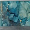 Light Blue Marble Wallpaper - Peel and Stick Wallpaper, Bedroom Wall Decor, Marble Wall Design, Wall Decor, Removable Wallpaper