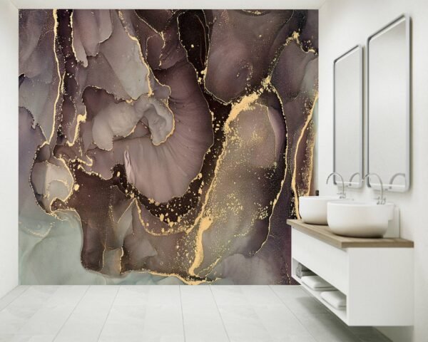 Natural Marble Abstract Art Wallpaper Photo Wall Mural Wall UV Print Decal Wall Art Décor