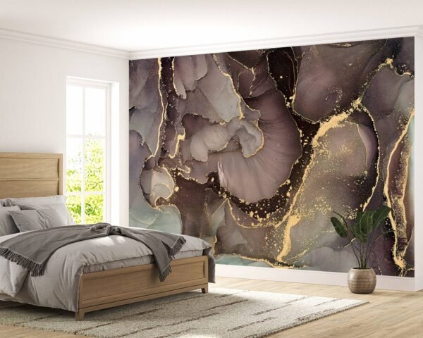 Natural Marble Abstract Art Wallpaper Photo Wall Mural Wall UV Print Decal Wall Art Décor