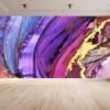 Violet Marble Wallpaper - Vinyl Wallpaper, Office Wallpaper Design, Marble Wall Design, Wall Decor, Removable Wallpaper