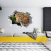 Amotekun Animal - Self Adhesive Wall Sticker, Animal Wall Decal, Bedroom Wall Sticker, Removable Vinyl, Wall Decoration