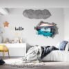 Wall Art Waterfall - Peel and Stick Wall Decal, Landscape Wall Sticker, Vinyl Wall Decal, Wall Decor for Bedroom, Easy To apply, Wall Decor, Living Room Wall Sticker