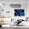 Guitar Wall Sticker - Music Wall Decal, Self Adhesive Wall Sticker, Living Room Wall Decor, Wall Decor Music, Removable Wall Sticker, Bedroom Wall Art