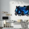 Guitar Wall Sticker - Music Wall Decal, Self Adhesive Wall Sticker, Living Room Wall Decor, Wall Decor Music, Removable Wall Sticker, Bedroom Wall Art