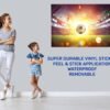 Wall Mural Football - Sport Theme Wall Decor, Living Room Wall Art, Wall Decal Sports, Digital print, Removable Wall Sticker