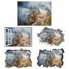 Wolf Vinyl Decal - Self Adhesive Wall Decal, Animal Wall Decal, Bedroom Wall Sticker, Removable Vinyl, Wall Decoration