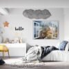 Wolf Vinyl Decal - Self Adhesive Wall Decal, Animal Wall Decal, Bedroom Wall Sticker, Removable Vinyl, Wall Decoration