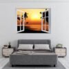 Wall Sticker Decal - Self Adhesive Wall Sticker, Vinyl Wall Sticker ,Beach Wall Art, Wall Decor for Bedroom, Easy To apply, Wall Decor, Living Room Wall Sticker