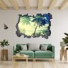 Beach Wall Decal - Self Adhesive Wall Sticker, Vinyl Wall Decal ,Nature Wall Sticker, Wall Decor for Bedroom, Easy To apply, Wall Decor, Living Room Wall Sticker