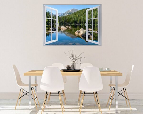 Wall Sticker Mountain - Self Adhesive Wall Sticker, Vinyl Wall Decal ,Nature Wall Decal, Wall Decor for Bedroom, Easy To apply, Wall Decor, Living Room Wall Sticker