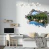Wall Sticker Mountain - Self Adhesive Wall Sticker, Vinyl Wall Decal ,Nature Wall Decal, Wall Decor for Bedroom, Easy To apply, Wall Decor, Living Room Wall Sticker