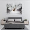 Deer Vinyl Decal - Self Adhesive Wall Decal, Animal Wall Decal, Living Room Wall Sticker, Removable Vinyl