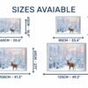Deer Wall Art - Self Adhesive Wall Decal, Animal Wall Decal, Bedroom Wall Sticker, Removable Vinyl, Wall Decoration