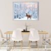 Deer Wall Art - Self Adhesive Wall Decal, Animal Wall Decal, Bedroom Wall Sticker, Removable Vinyl, Wall Decoration