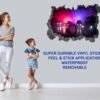 Police Wall Decor - Self Adhesive Wall Sticker, Vinyl Wall Sticker, Vinyl Print, Wall Decor Home, Bedroom Wall Sticker, Removable Wall Sticker , Easy to Apply